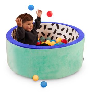 Battat Hop in Foam Ball Pit with with 65 Balls and Washable Cover, Toddler and Preschool Indoor Toy