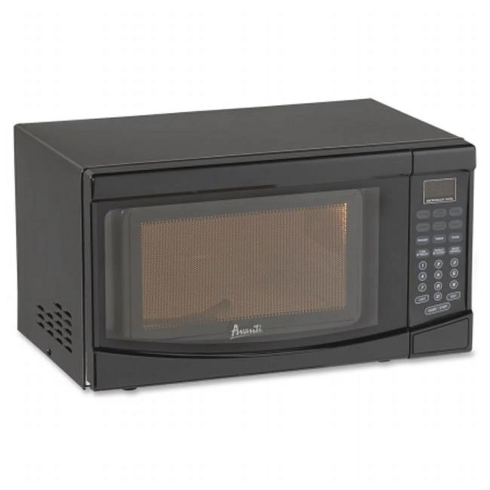 Avanti 700W 0.7 Cubic Foot Countertop Kitchen Microwave w/ Turntable, Black - Image 2