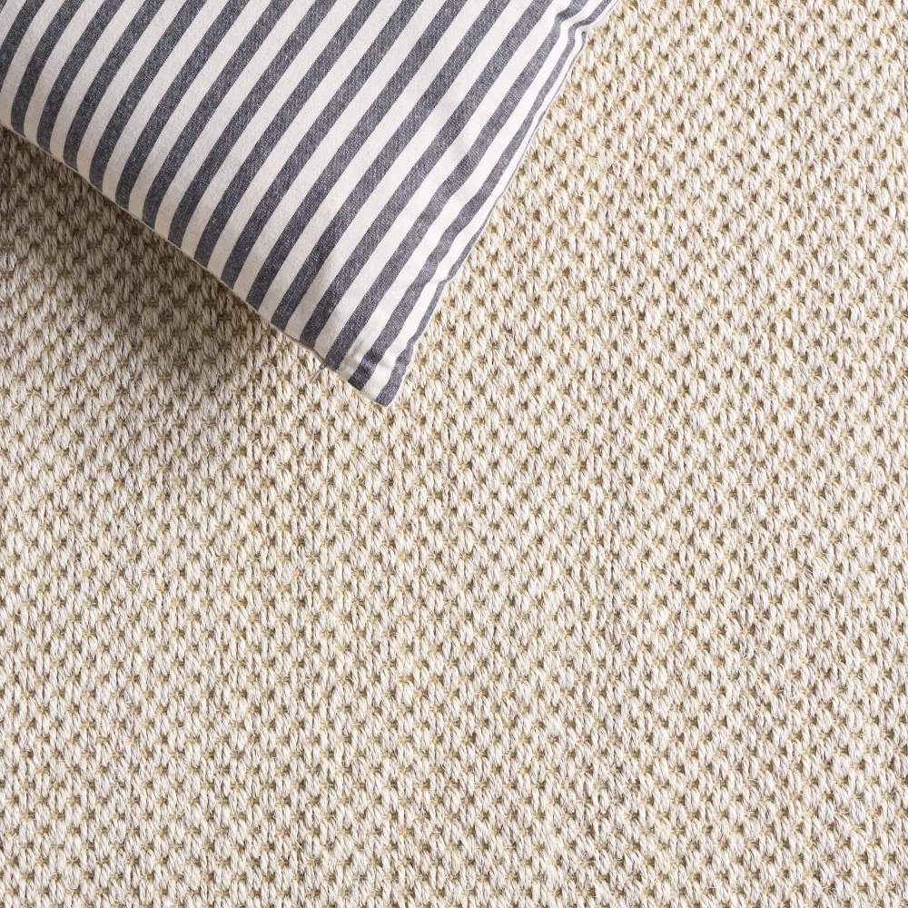 Safavieh Natural Fiber Kentigern Solid Area Rug, Marble/Beige, 4" x 4" Round - Image 4