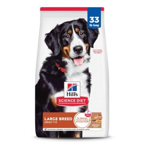 Hill's Science Diet Large Breed Lamb & Brown Rice Dry Dog Food,  33lb Bag