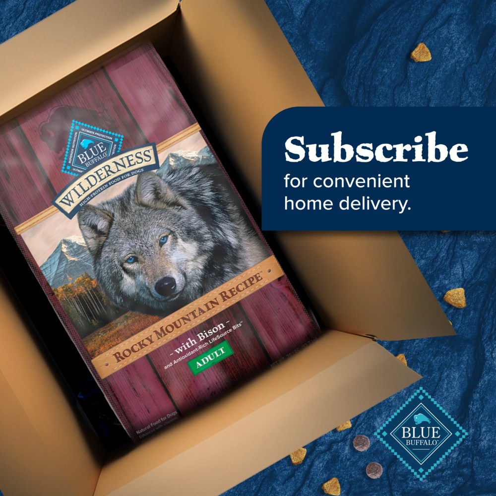 Blue Buffalo Wilderness Natural Dry Dog Food, High-Protein, Bison & Whole Grains, 28-lbs. - Image 9