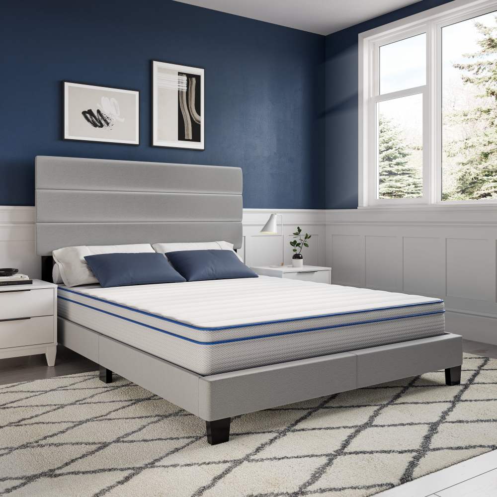 Boyd Sleep York 8" Hybrid Memory Foam and Innerspring Mattress, Medium Firm, Adult, Full - Image 9