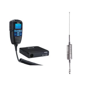 Uniden CMX760 40-CH Off-Road Compact CB Radio & Browning BR-78 Flat Coil CB Antenna