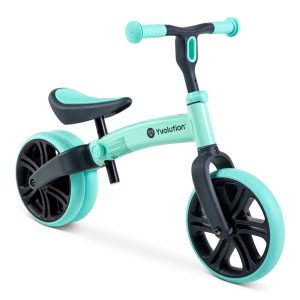 Yvolution Toddler Balance Bike 9" Wheel (Green) Boys and Girls,  18 Months to 3 Years Old