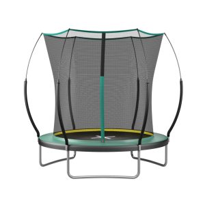 6FT Springfree Toddler Trampoline, SHINPT Outdoor Trampolinewith No-gap Design, Trampoline for Kids with 3 W-shape Legs, Recreational Trampoline with Net, Kids Indoor Bounce House for Best Gift