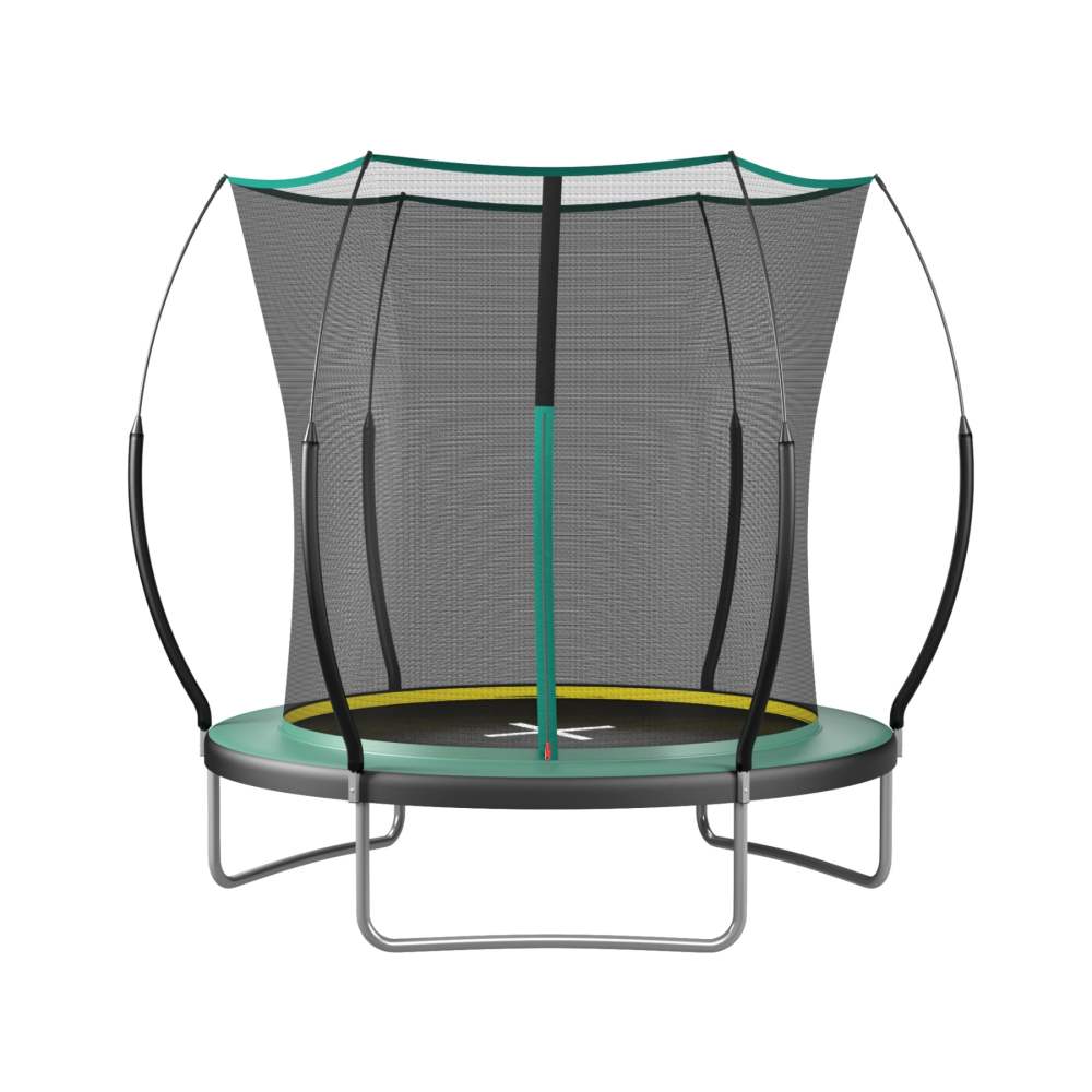 6FT Springfree Toddler Trampoline, SHINPT Outdoor Trampolinewith No-gap Design, Trampoline for Kids with 3 W-shape Legs, Recreational Trampoline with Net, Kids Indoor Bounce House for Best Gift