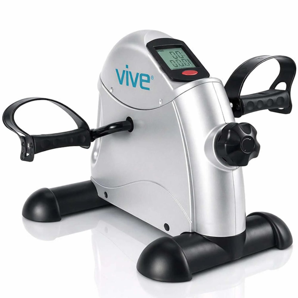Vive Under Desk Bike Pedal Exerciser-Portable Mini Cycle for Legs and Arms, Low-Impact Stationary Pedal Machine for Home or Office