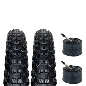 ZOL Bundle 2 Pack Z1221 Mtb Tires and Tube 292.10, Presta/French 48mm Valve