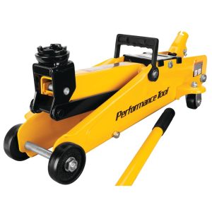 Performance Tool W1640 2-1/2 Ton Garage Jack,  (5, 000 lbs.) 5-15.5-Inch Lift,  Swivel Casters,  For Cars/Trucks