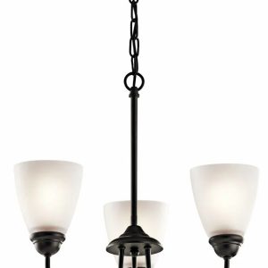 43637OZ-Kichler Lighting-Jolie - 3 Light Mini Chandelier - with Transitional inspirations - 18 inches tall by 18 inches wide-Olde Bronze