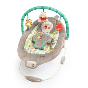 Bright Starts Disney Baby Winnie the Pooh Dots & Hunny Pots Baby Bouncer Vibrating Infant Seat