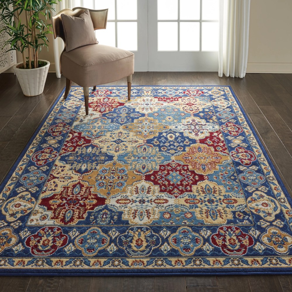 Nourison Grafix Persian Multicolor 5'3" x 7'3" Area Rug, (57)