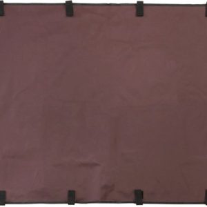 TRIXIE Deluxe Weatherproof Dog Kennel Sunshade,  Fits 8x4x4.5-FT Kennel,  Burgundy,  ( Side Panel Not Included )