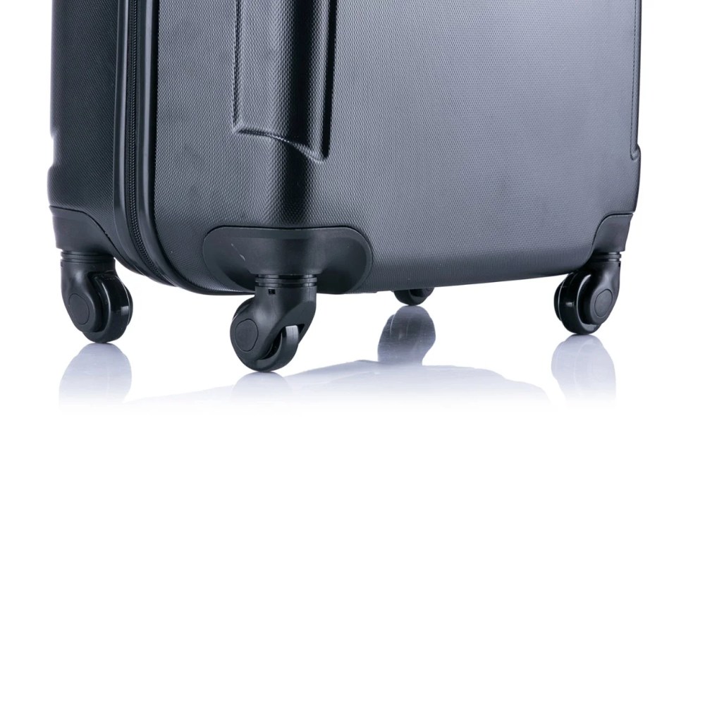 InUSA Pilot 3-Piece Hardside Luggage Sets with Spinner Wheels, Handle, Trolley, (20"/24"/28"), Black - Image 8