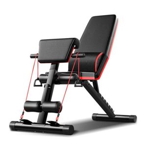 300lbs Adjustable Weight Bench, Foldable Sit up Dumbbell Bench Fitness Incline Bench Home Gym Exercise for Full Body Workout