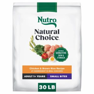 Nutro Natural Choice Adult Small Bites Dog Food Recipe Chicken & Brown Rice,  30 Lb Bag