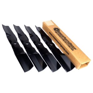 (4) Blades for John Deere 42" X350 with Accel Deck M170639,UC22008