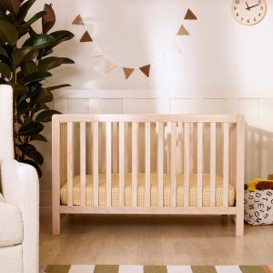 Carter's By DaVinci Colby 4-in-1 Low-Profile Convertible Crib in Washed Natural