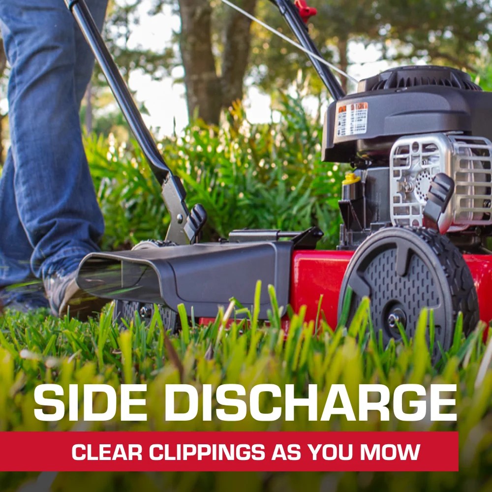 Hyper Tough 20" 125cc Gas Powered Walk-Behind Push Lawn Mower with Briggs & Stratton Engine, Red - Image 4