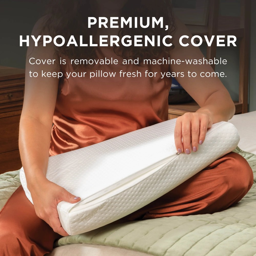 Tempur-Pedic Tempur-Ergo Memory Foam Neck Pillow, Medium Profile - Image 13