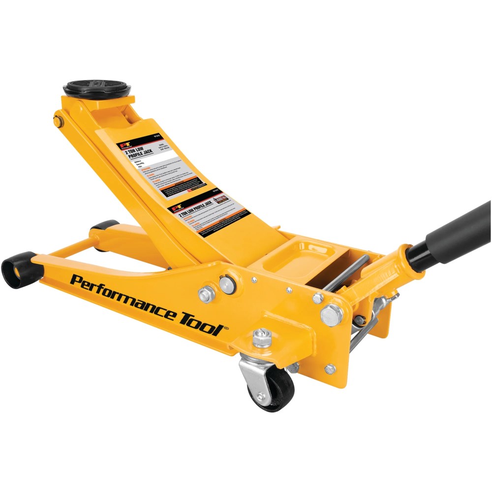 Performance Tool W1642 Professional Low-Profile Swiveling Floor Jack, 2-Ton Capacity, Lift Range 2-3/4-Inch to 20-Inch - Image 2