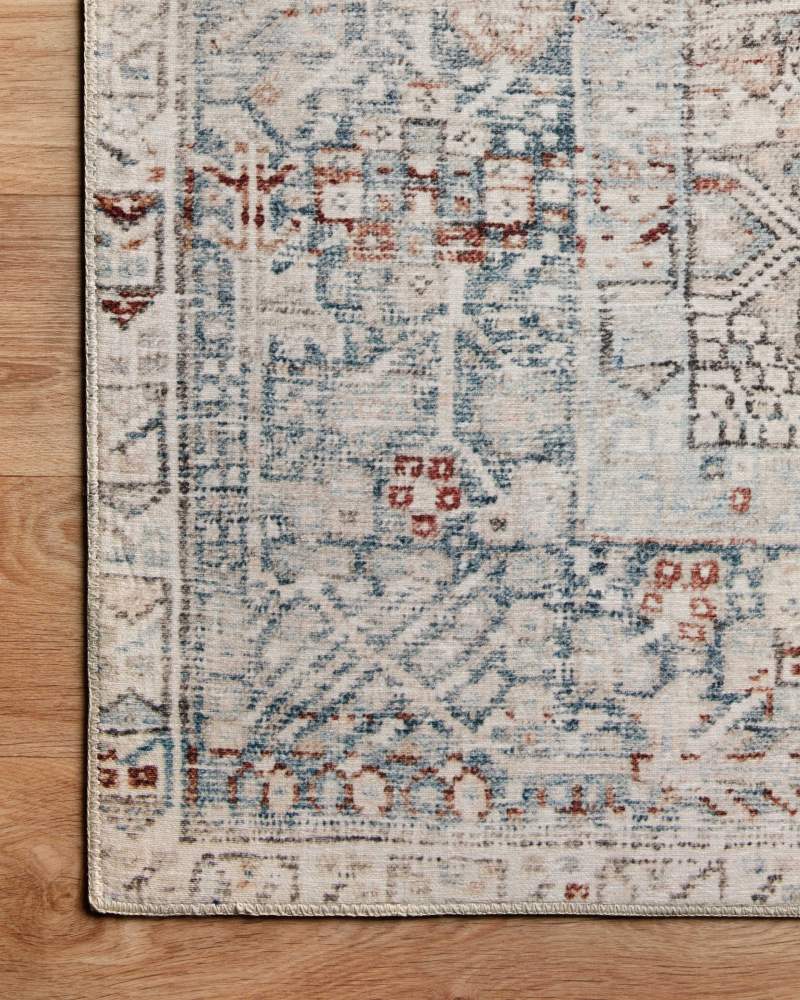 Chris Loves Julia x Loloi Jules Natural/Ocean 5"-0" x 7"-6" Area Rug - Image 7