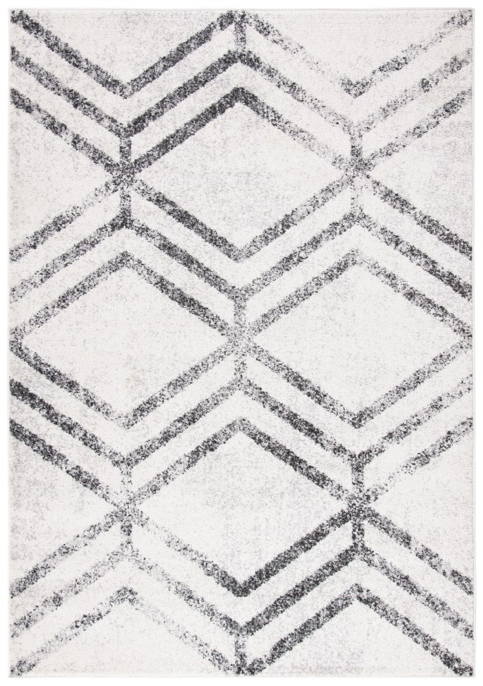 SAFAVIEH Adirondack Bailey Geometric Area Rug, Ivory/Grey, 5'1" x 7'6" - Image 9