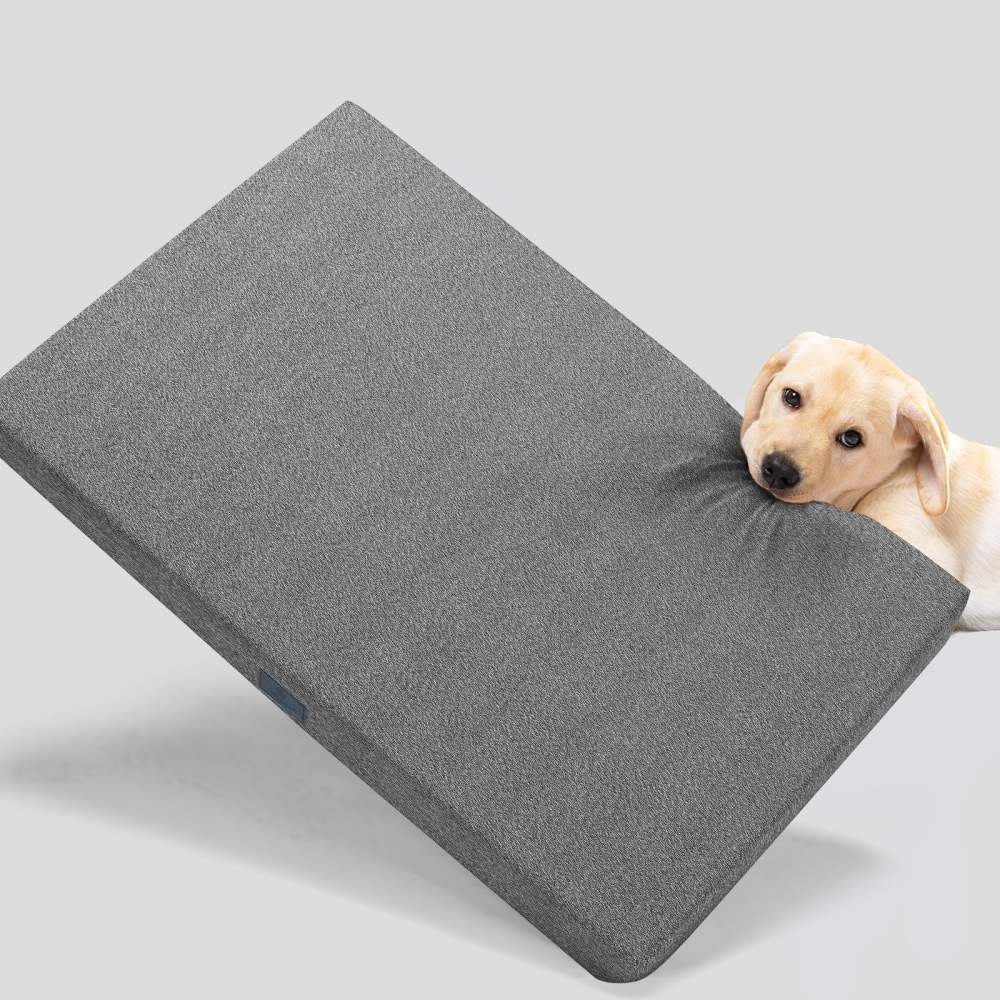 Veehoo Chew Proof Dog Bed for Crate, Pet Pad with Removable Washable Cover, Medium, Black - Image 9