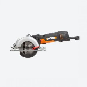 WORX WX439L 4.5 Inch and 4.5 Amp One Hand Compact Circular Saw,Black and Orange