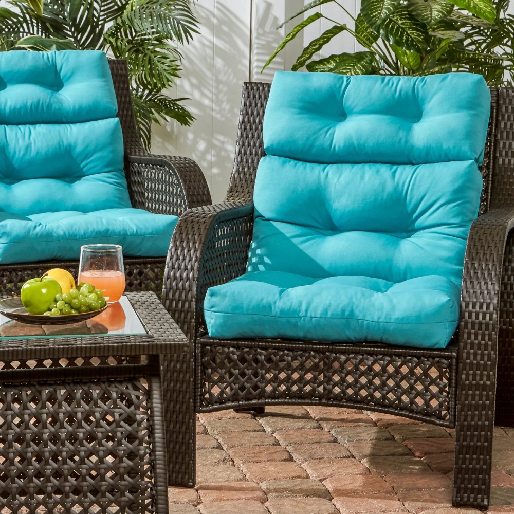 Sunbeam 44 x 22 in. Outdoor High Back Chair Cushion (2-Pack) by Greendale Home Fashions - Image 18