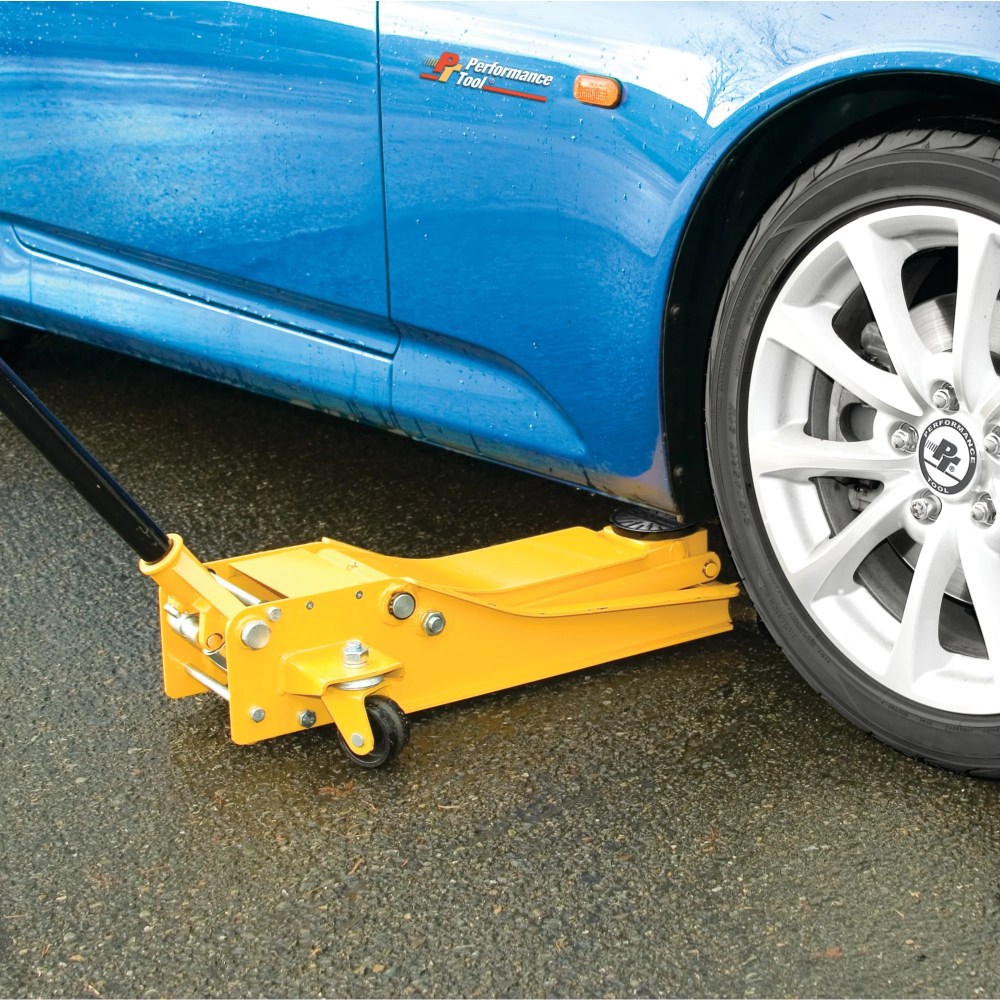 Performance Tool W1642 Professional Low-Profile Swiveling Floor Jack, 2-Ton Capacity, Lift Range 2-3/4-Inch to 20-Inch - Image 3