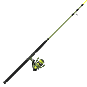 Zebco Big Cat Spinning Reel and Fishing Rod Combo,  7-Foot Rod,  Size 60 Reel,  Green