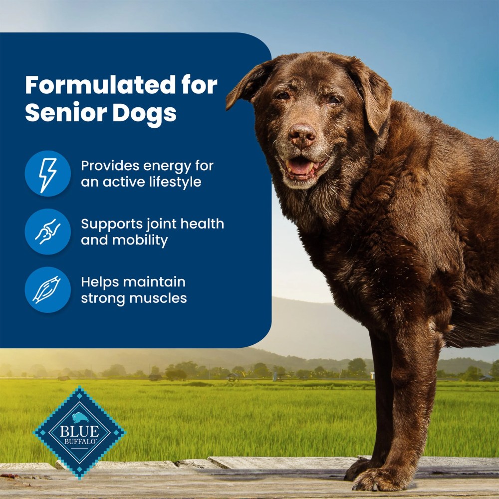 Blue Buffalo Life Protection Formula Senior Dry Dog Food, Chicken & Brown Rice, 30 lbs. - Image 2