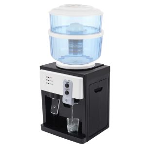 5 Gallon Top Loading Water Cooler Dispenser Countertop HotCold Drinking Machine