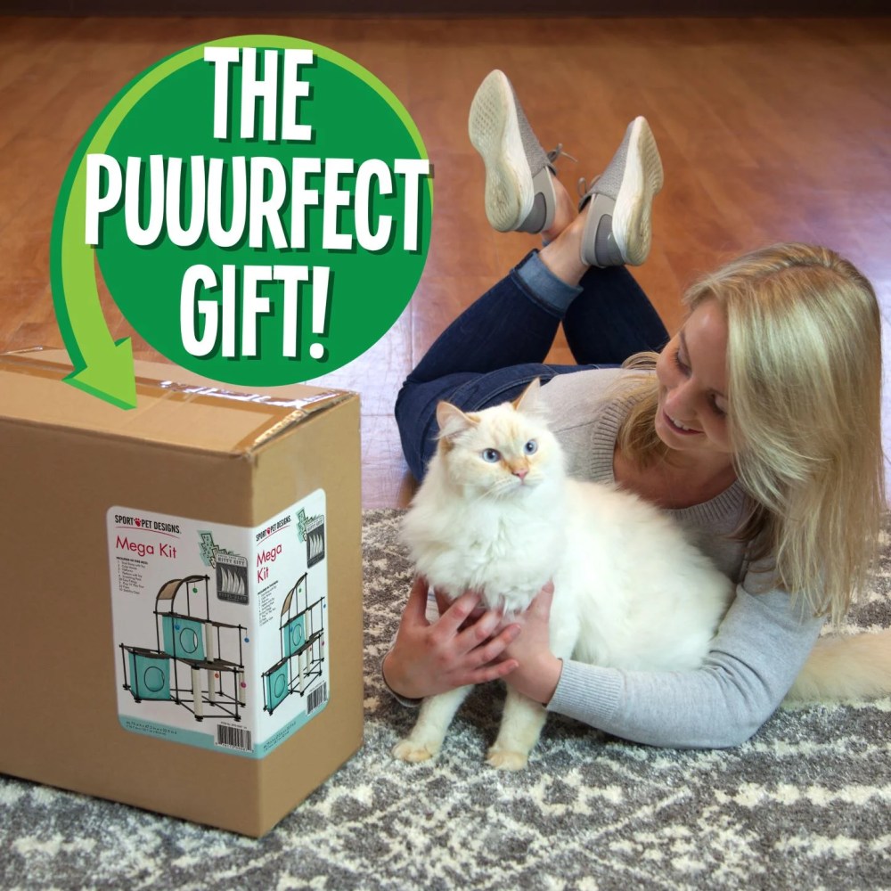 Kitty City Indoor Mega Kit Cat Furniture, Cat Scratcher - Image 3