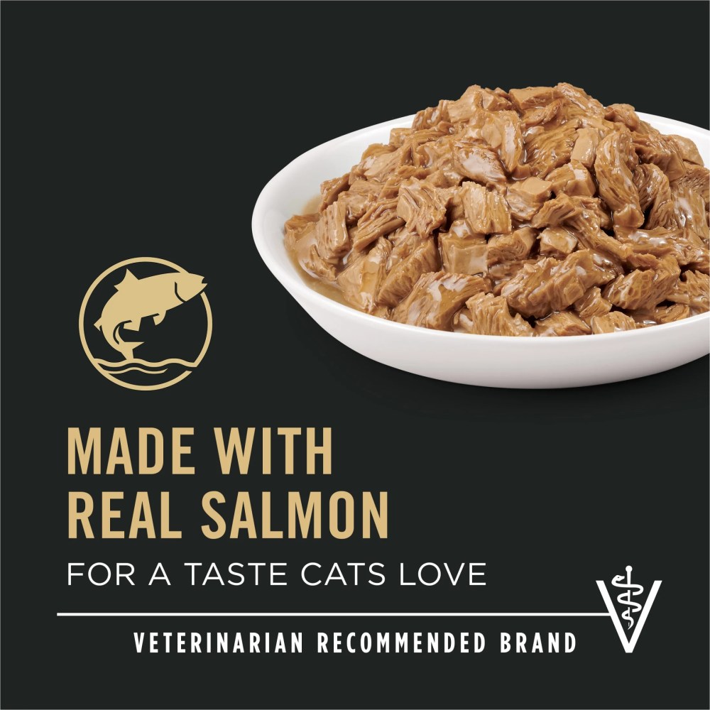 Purina Pro Plan Indoor Balance, Grilled Salmon Entree in Sauce, Wet Cat Food, 3 oz Cans, 12 Pack - Image 9