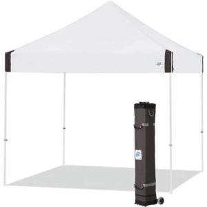 E-Z Up Vantage Instant Shelter Outdoor Canopy , 10" x 10", White, Assembled Width 120"