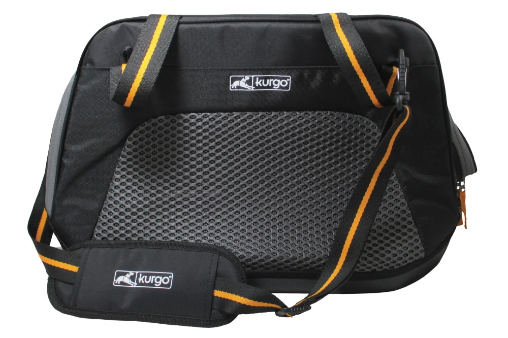 Kurgo Dog Explorer Travel Carrier, Water-Resistant, For Cats & Small Dogs Up to 20 Lbs, Black - Image 7