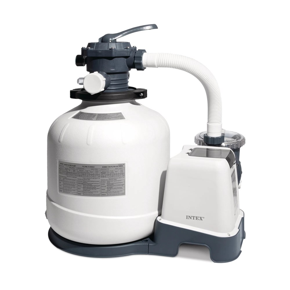 Intex 26651EG 3, 000 GPH Above Ground Pool Sand Filter Pump with Auto Timer