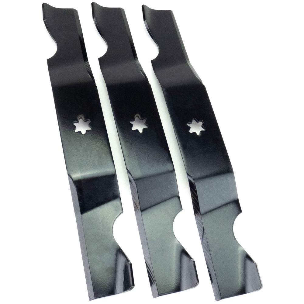 (3) Blades Compatible With Cub Cadet 50" RZT Series 742-04053,942-04053A