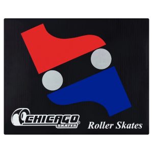 Chicago Mens' Bullet Speed Skates Black Classic Quad Roller Skate, Size 4