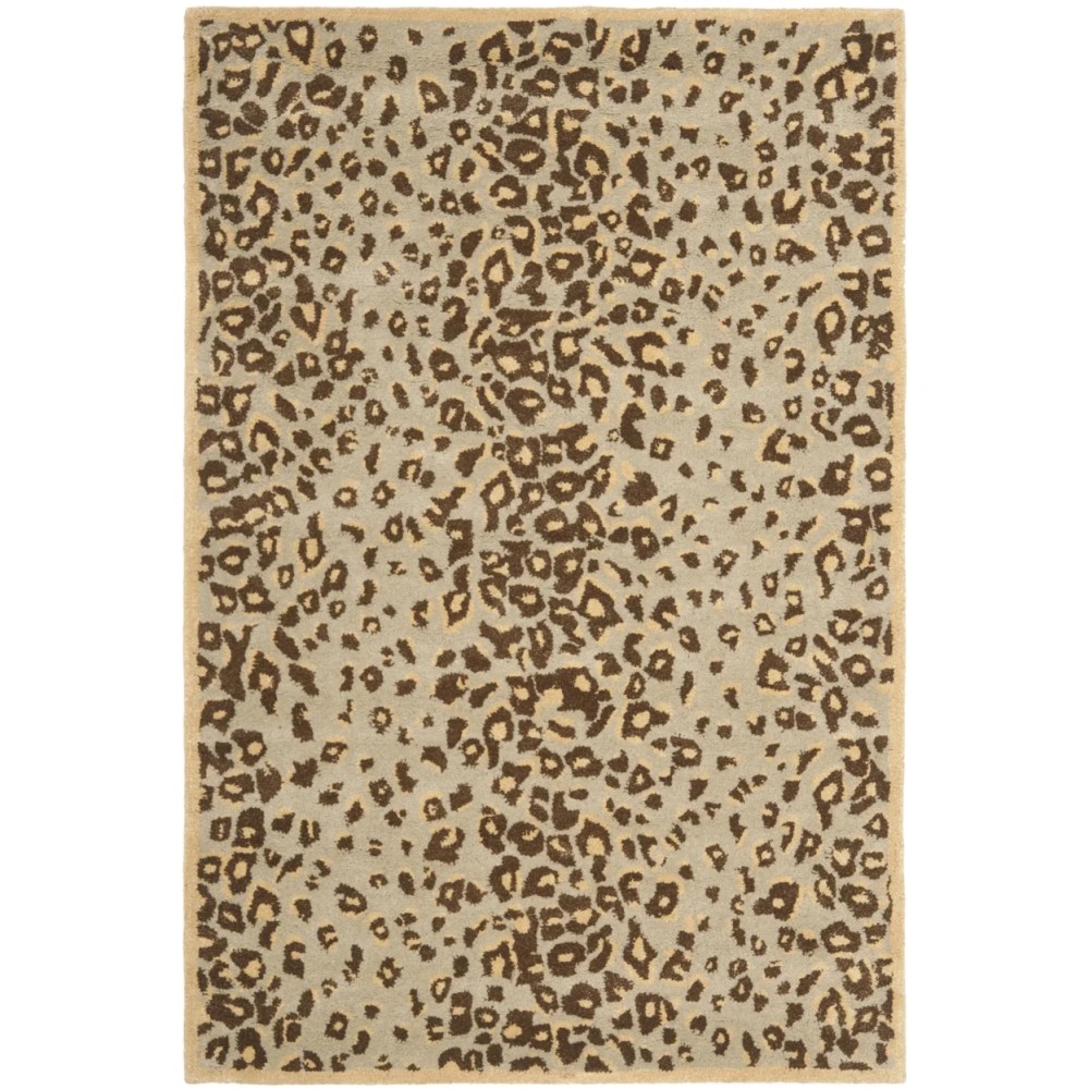SAFAVIEH Martha Stewart Kalahari Spotted Area Rug, Horizon Sandbeige, 9" x 12" - Image 2