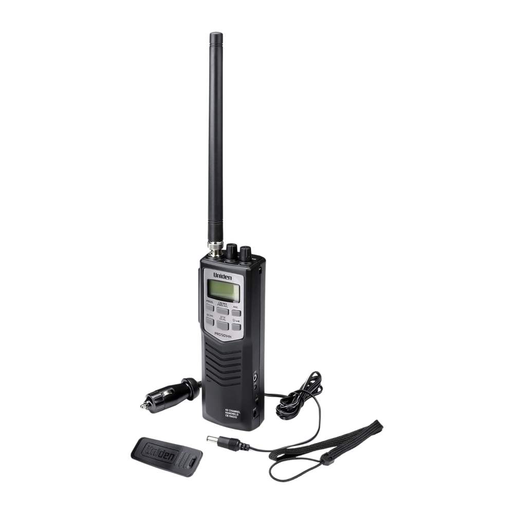 Uniden PRO501HH Bearcat 40-Channel Handheld CB with Weather Alert, PRO501HH