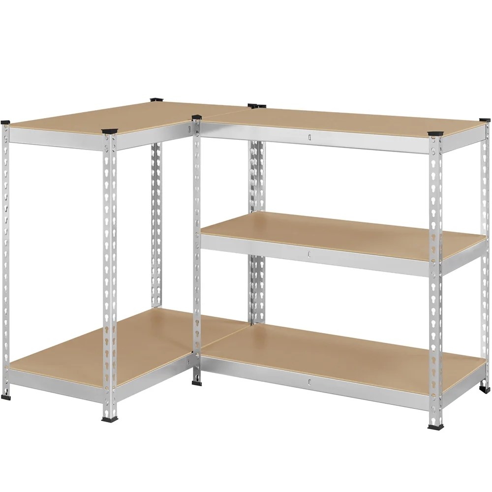 Alden Design 5-Shelf Boltless & Adjustable Steel Storage Shelf Unit, Silver, Holds up to 705 lb Per Shelf - Image 5