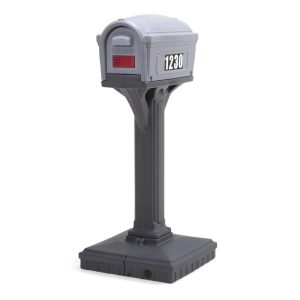 Simplay3 Dig-Free Easy Up Classic Mailbox and Post Combination,  Gray