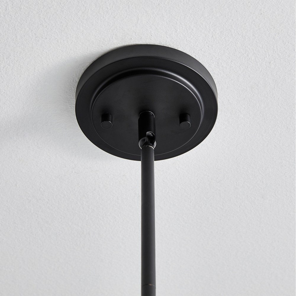 Better Homes & Gardens Meadowood 4-Light Chandelier, Matte Black Finish, White Fabric Shades, LED Bulbs Included - Image 7