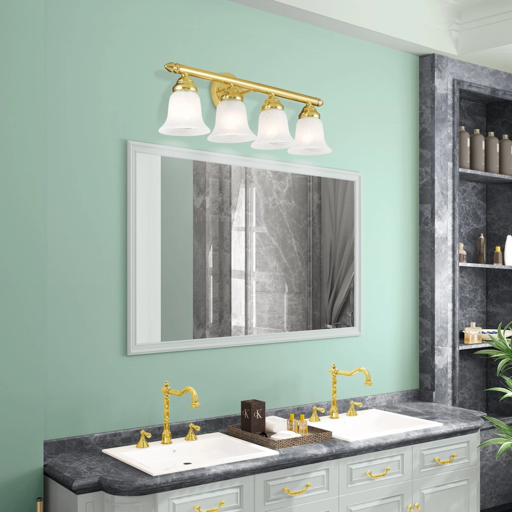 Livex Lighting - Neptune - 4 Light Bath Vanity in Traditional Style - 24 Inches - Image 4