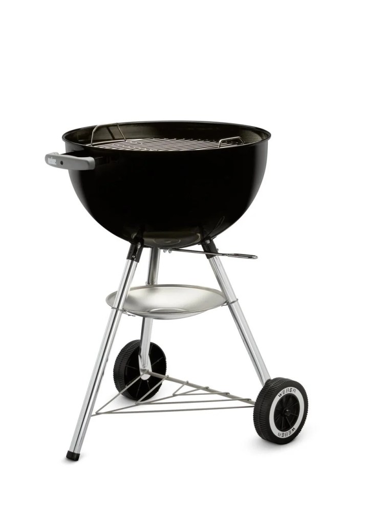 Weber Original Charcoal Grill, 18" Kettle Grill with Lid and Wheels, Black - Image 11