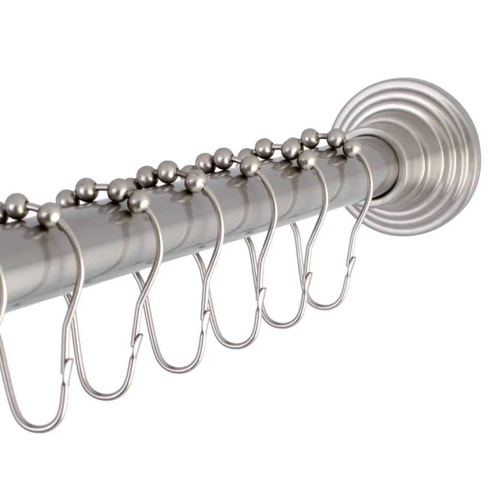 Kingston Brass SCC2715 Adjustable Shower Rod and Shower Ring Set, Oil Rubbed Bronze - Image 4