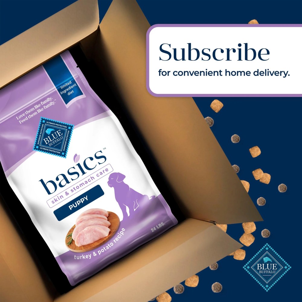 Blue Buffalo Basics Puppy Dry Dog Food, Limited Ingredient, Turkey, Chicken Free, 24lbs - Image 3